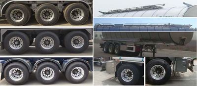 Lingyu CLY9400GSYEdible oil transportation semi-trailer