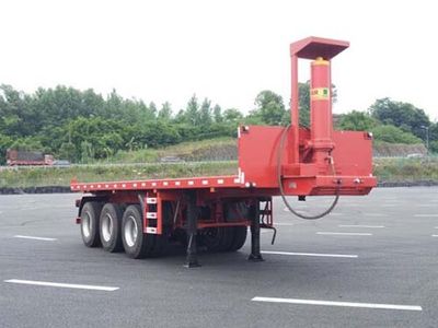 Chuanmu  CXJ9403ZZXP Flat dump semi-trailer