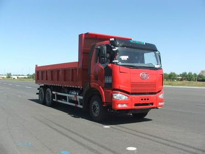 Jiefang Automobile CA3250P67K2L4T1A1E Flat head diesel dump truck