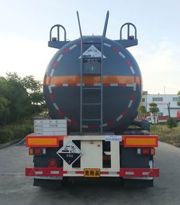 Dongju  LDW9401GFW Tank transport semi-trailer for corrosive substances