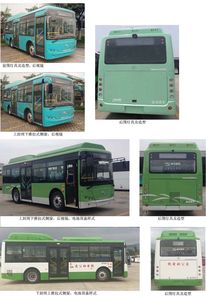 Jinlong  XMQ6802AGBEVM1 Pure electric city buses