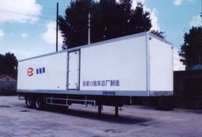 Zhang Tuo license plate car ZTC9231XXY Box transport semi-trailer