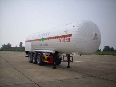 Hongtu  HT9402GDY Low temperature liquid transport semi-trailer