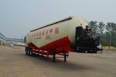 Guangtongda brand automobiles JKQ9404GFL Low density powder material transportation semi-trailer