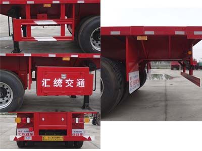 Haotong  LWG9408TPB Flat transport semi-trailer