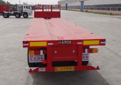 Haotong  LWG9408TPB Flat transport semi-trailer