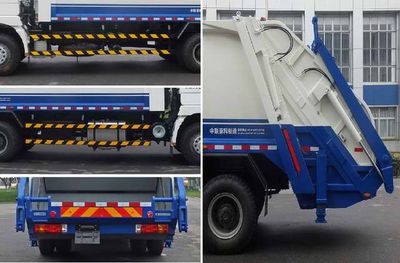 Zhonglian Automobile ZLJ5160ZYSSE3 Compressed garbage truck