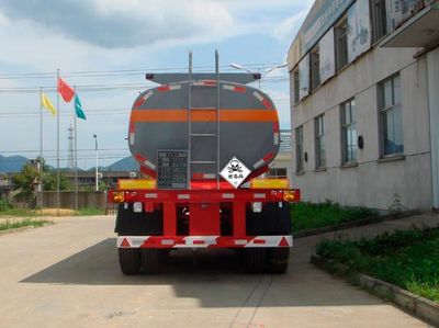 Zhongshang Automobile ZZS9407GHY Chemical liquid transportation semi-trailer