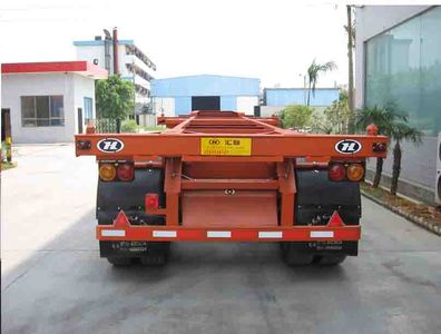 Huilian Automobile HLC9290ZJZ Self dumping container transport semi-trailer