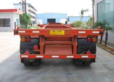 Huilian Automobile HLC9290ZJZ Self dumping container transport semi-trailer