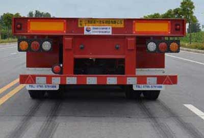 Xingye licensed automobile XZX9400TPB Flat transport semi-trailer