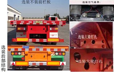 Liangshan Kaiyuan  LKY9400TPB Flat transport semi-trailer