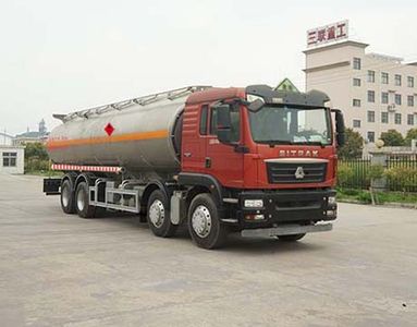 Hua Wei Chi Le  SGZ5321GRYZZ5C5 Aluminum alloy flammable liquid tank transport vehicle