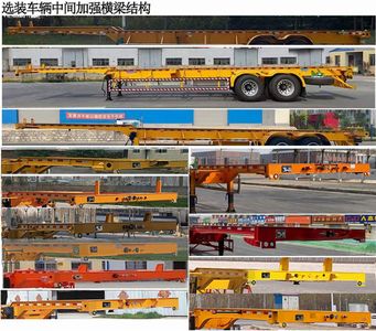 Xintaiyuan brand automobiles XTY9351TJZ Container transport semi-trailer