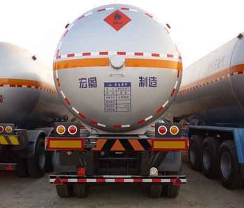 Hongtu  HT9402GYQ Semi trailer for liquefied gas transportation