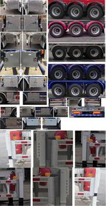 Tonghua  THT9400GZWF Tank transport semi-trailer for miscellaneous hazardous materials