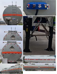 Tonghua  THT9400GZWF Tank transport semi-trailer for miscellaneous hazardous materials