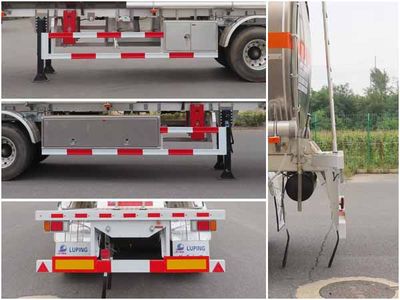 Luping Machinery LPC9404GYYB Aluminum alloy oil transport semi-trailer