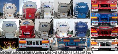 Ruijiang  WL9409GFL33 Medium density powder material transportation semi-trailer