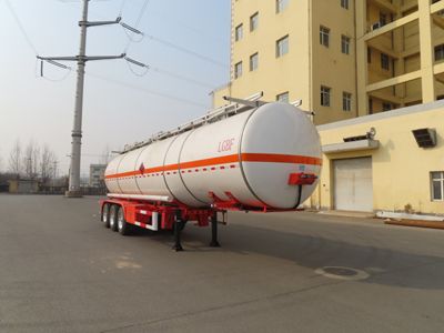 Luping Machinery LPC9400GRYE Flammable liquid tank transport semi-trailer