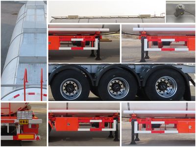 Luping Machinery LPC9400GRYE Flammable liquid tank transport semi-trailer