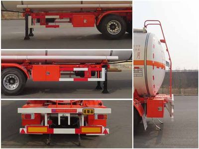 Luping Machinery LPC9400GRYE Flammable liquid tank transport semi-trailer