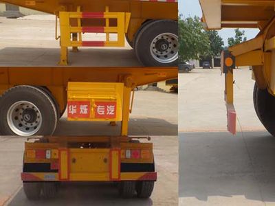 Zhongji Huashuo brand automobiles XHS9401ZZXP Flat dump semi-trailer