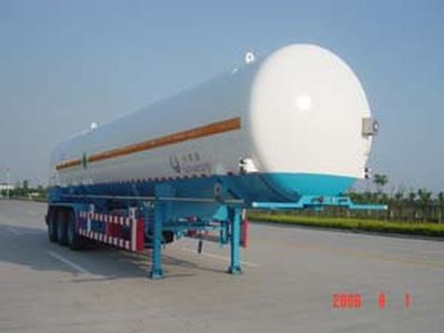 China National Automobile Corporation ZQZ9382GDY Low temperature liquid transport semi-trailer