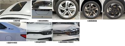 Beijing brand automobiles BJ7000C5DFBEV Pure electric sedan