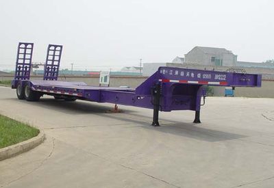 Jianghuai Yangtian  CXQ9235TDP Telescopic low flatbed semi-trailer