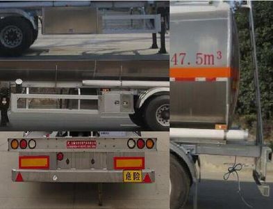 Special transport  DTA9401GYYB Aluminum alloy oil transport semi-trailer