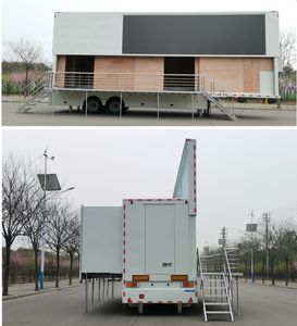 Tianjun Dejin brand automobiles TJV9240XZSP Showcasing semi-trailers