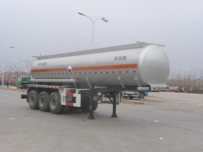 CIMC ZJV9402GHYSD Chemical liquid transportation semi-trailer