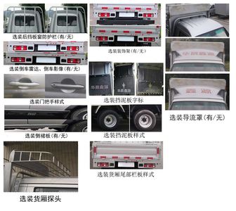 Xinyuan brand automobiles JKC5034CCYD6X4 Grate type transport vehicle