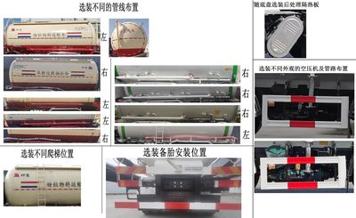 Shenying  YG5310GFLA10C Low density powder material transport vehicle