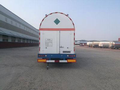 Huida brand automobiles YHD9405AGDY Low temperature liquid transport semi-trailer