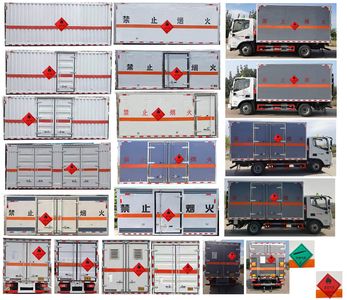 Dali  DLQ5043XRQBJ6 Flammable gas box transport vehicle