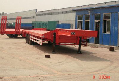 Tianye  STY9380TDP Low flatbed semi-trailer