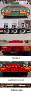 Tianye  STY9380TDP Low flatbed semi-trailer