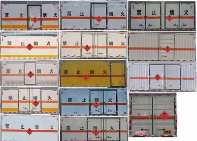 Shunde  SDS5040XRYCA6 Flammable liquid box transport vehicle