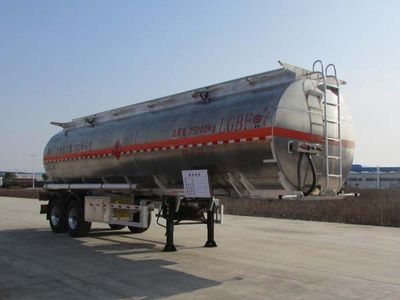 Chusheng CSC9351GYYLDAluminum alloy oil transport semi-trailer