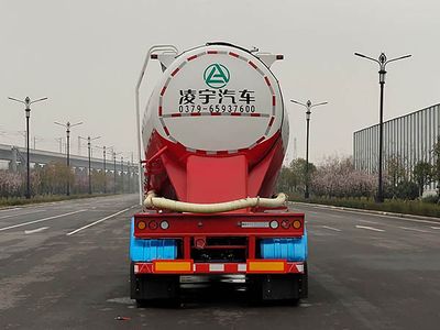 Lingyu  CLY9401GFL4A Medium density powder material transportation semi-trailer