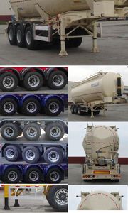 Tonghua  THT9405GFLD Medium density powder material transportation semi-trailer