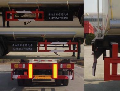 Aotong  LAT9402GRY Flammable liquid tank transport semi-trailer