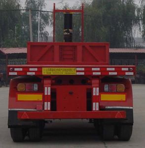 Yuchen  SCD9401ZZXP Flat dump semi-trailer