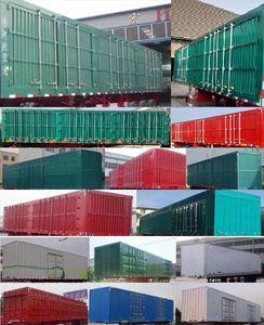 Xinhongda brand automobiles XHD9400XXY Box transport semi-trailer