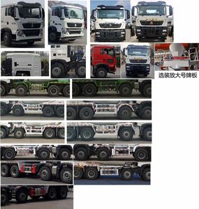 Hongchang Tianma  HCL5317GJBZZN30G55 Concrete mixing transport vehicle