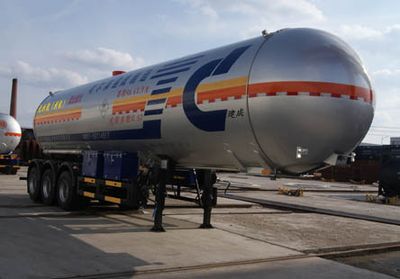 Jiancheng  JC9402GYQQA Semi trailer for liquefied gas transportation