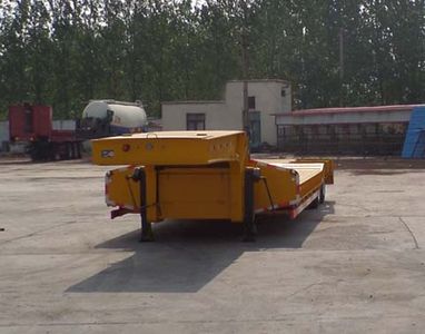 Luyun Wantong brand automobile YFW9350TDP Low flatbed semi-trailer