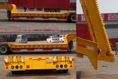 Luyun Wantong brand automobile YFW9350TDP Low flatbed semi-trailer